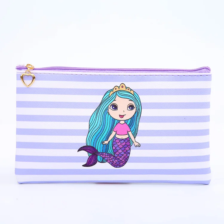 hot sale Professional Travel custom makeup bags pink promo cute  Leather  cosmetic bag