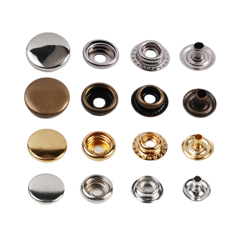 spring button black snap button metal snap buttons