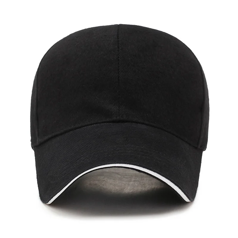 Wholesale Custom Cheap Sandwich brim Blank Sports Baseball Cap Hats
