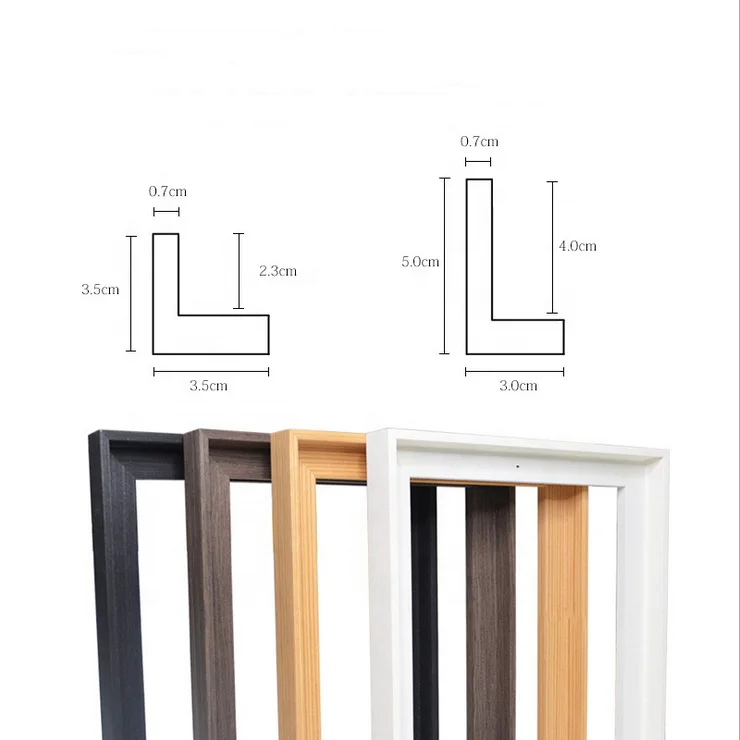 Wholesale Custom Size Logo High Quality Beautiful 40x50 Wall Art solid wood Oil Paintings  Frame