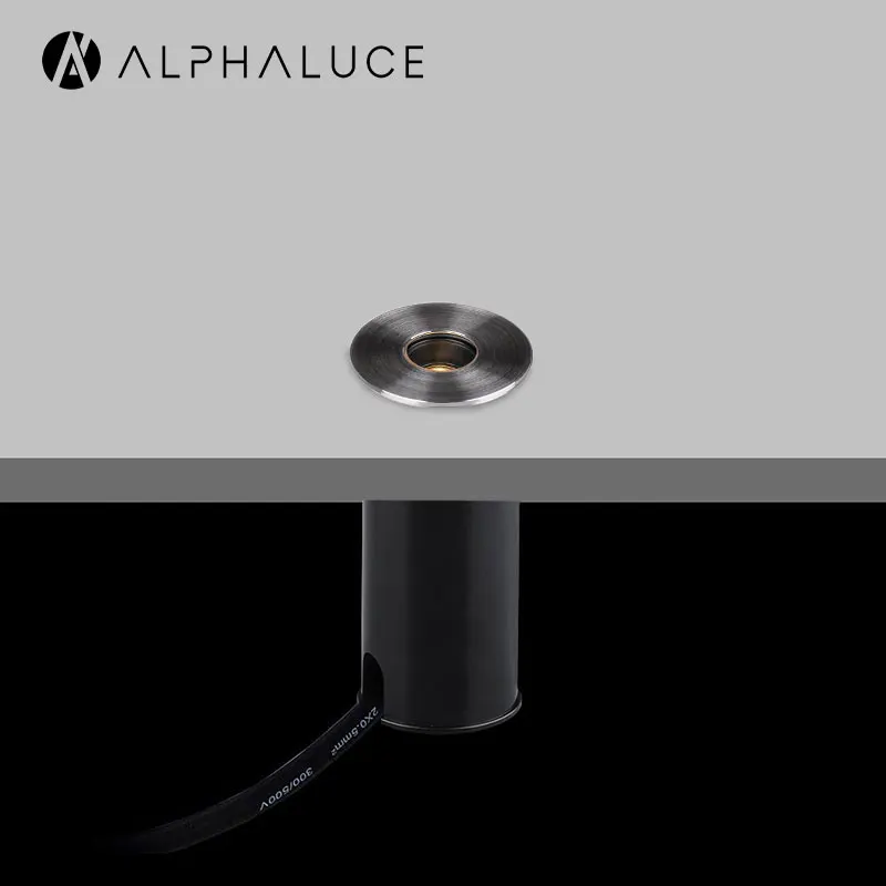 Alphaluce 1 Вт мини-небольшой уличный светодиодный светильник из нержавеющей стали Rgbw палубный сад подземный свет