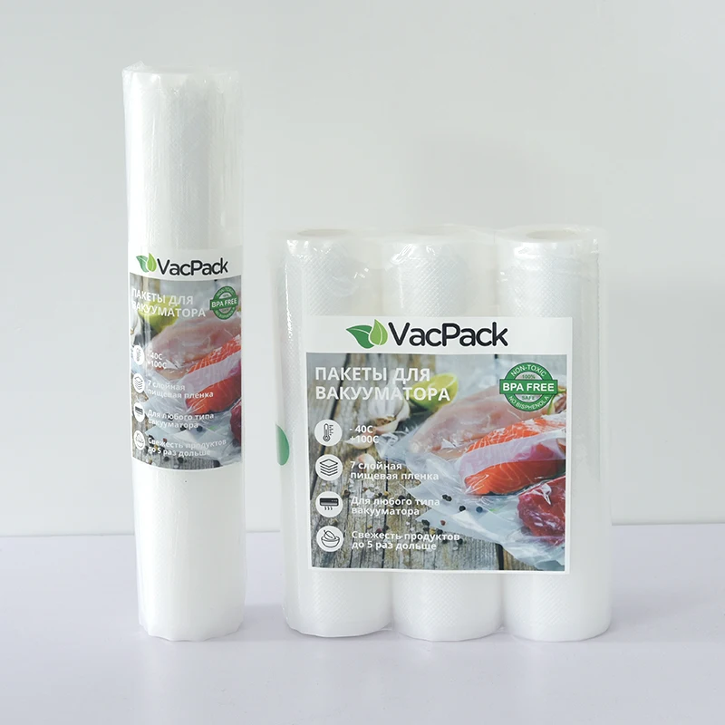 Roll Vacuum Sealer Bag Vacuum Packaging Film Fresh Keeping Bag Vacuum Bags for Food Storage