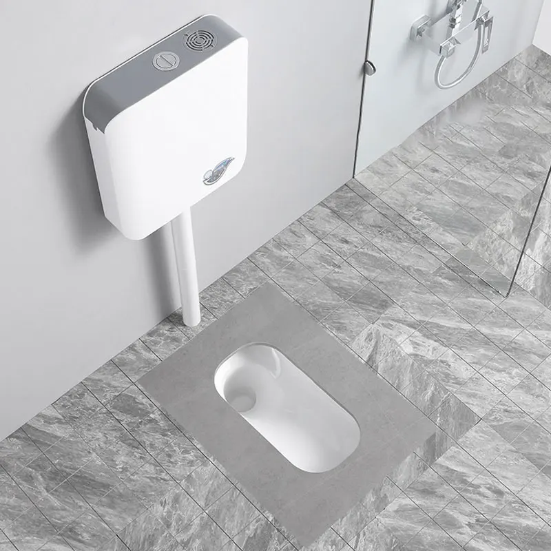 Спеченный каменный фарфоровый унитаз стандартного размера