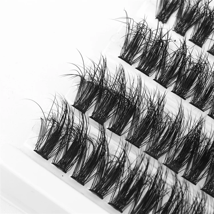 50p Faux Mink Eyelashes 200 Bundles Natural Eyelash extension 3D Russia Volume Individual Eyelash Cluster Makeup Tools Lashes