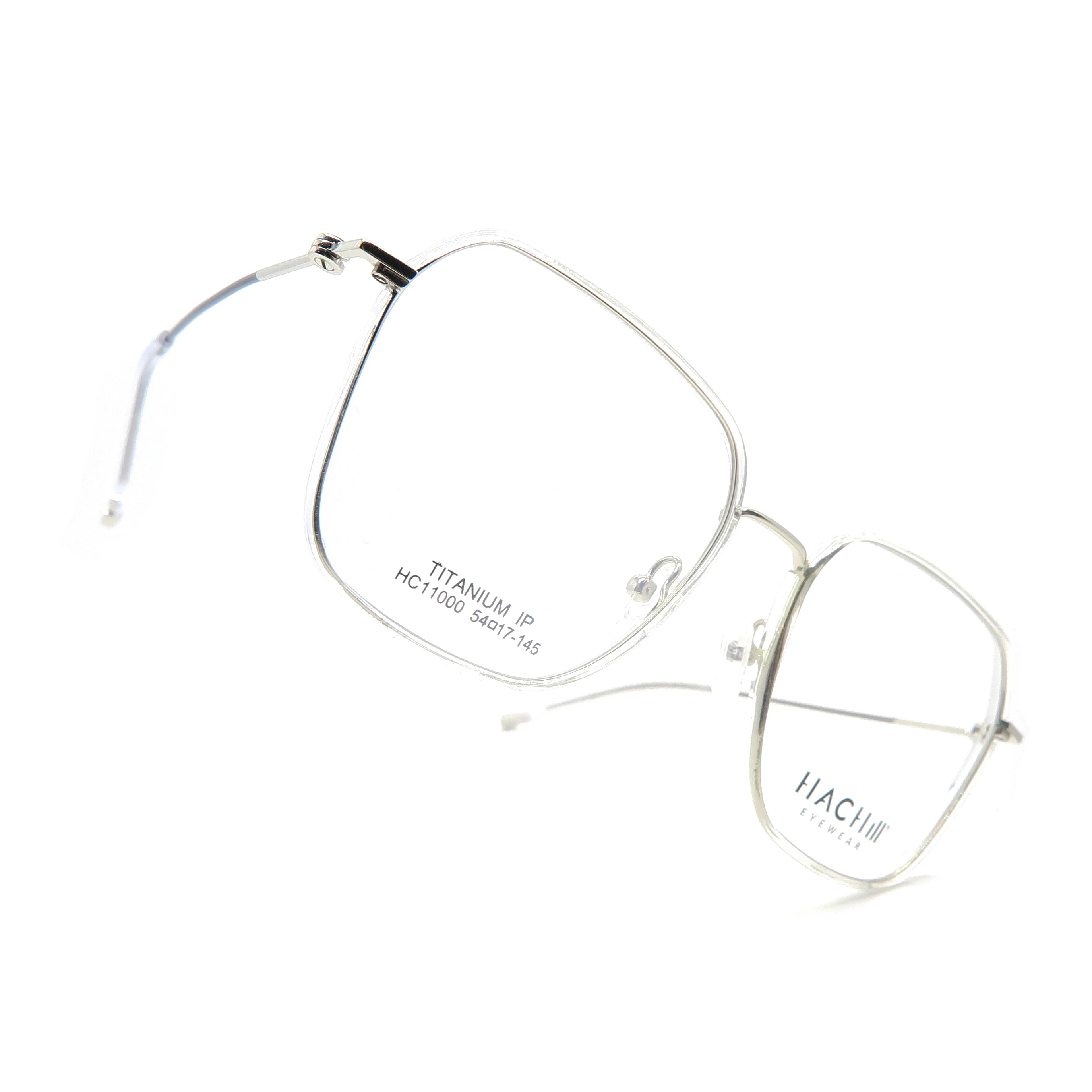 New Injection Front and Titanium Temple Glasses Frame Unisex Comfortable Ultra Light Eyeglass Frame