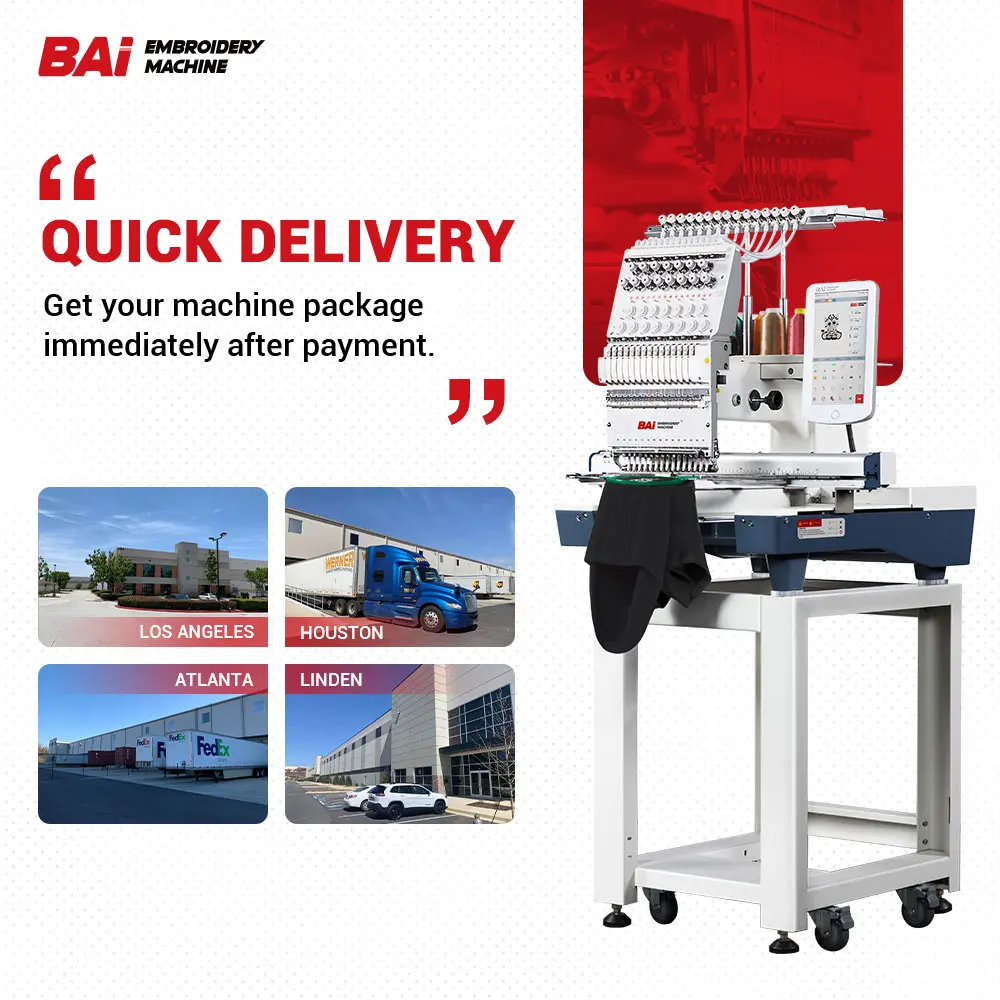 BAI профессиональная одноголовная Автоматическая кожаная вышивальная машина для продажи