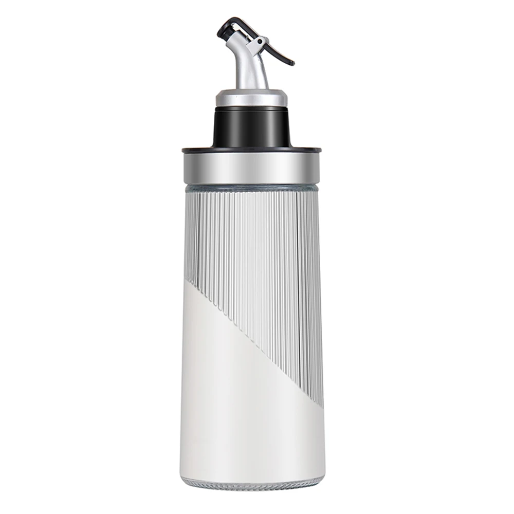 Wholesale Kitchen Supplies Glass Oil Bottle Leak Proof Sealing Stainless Steel Oil Pot Soy Sauce Bottle Seasoning Bottle