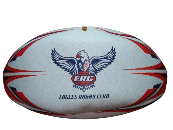 High Quality Rugby Training Ball Size 5 Super Grip All Weather Durable Hand Sewn Rubber Design