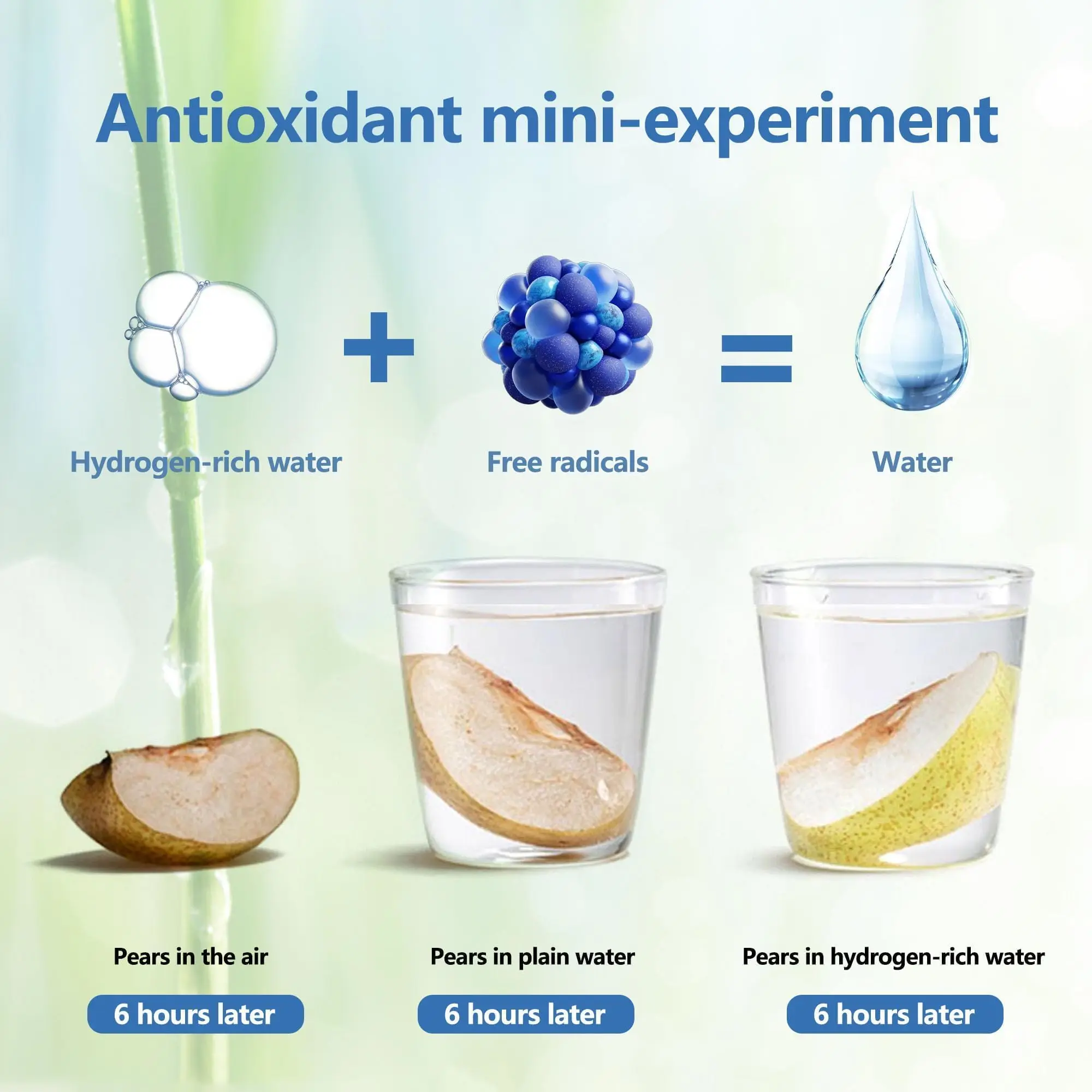 Hydrogen Bottle 420ml Titanium Quality Hydrogen-Rich Water Cup Ionizer Maker/Generator Super Antioxidants