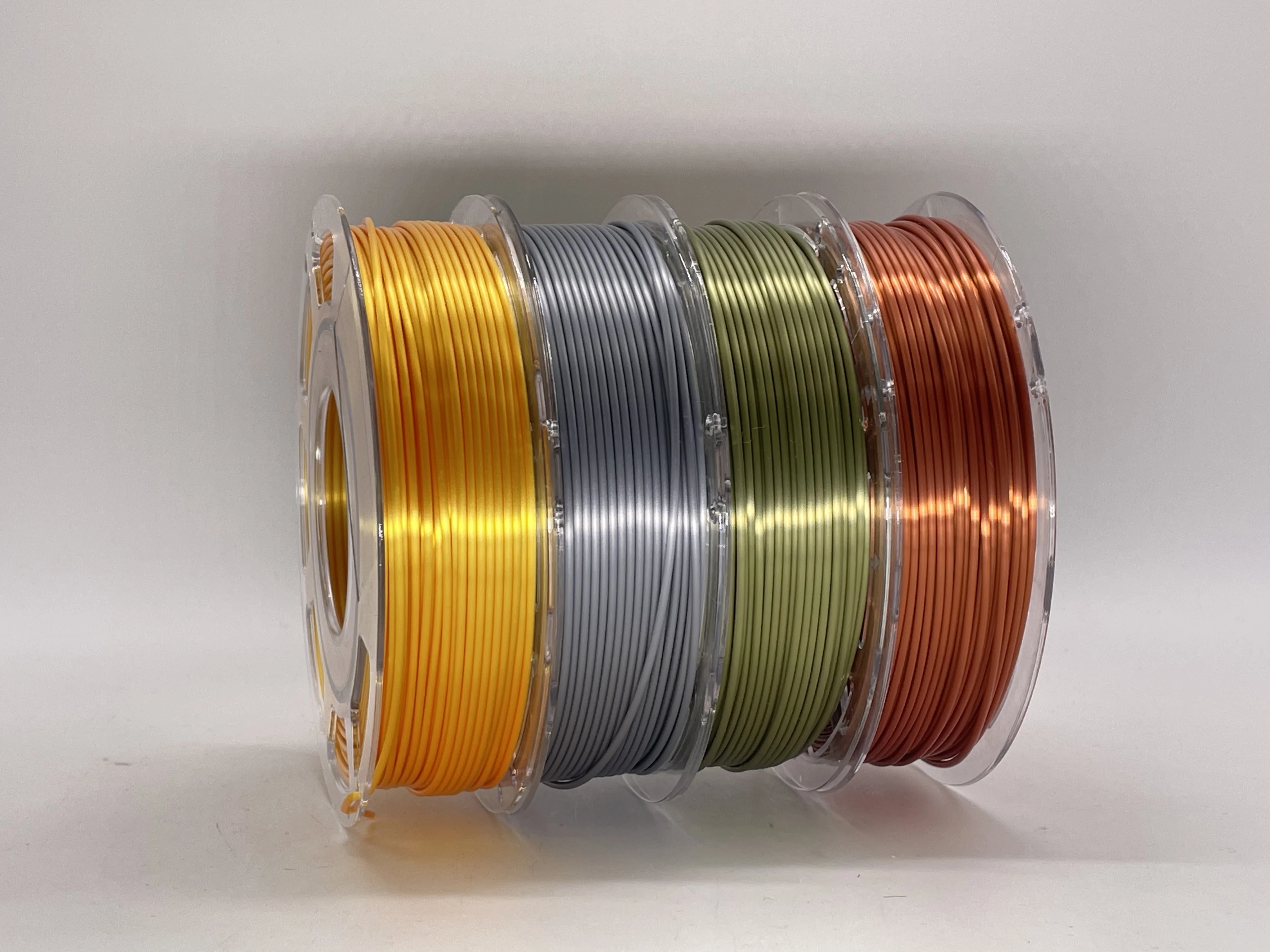 3d Printer Silk Pla Filament Net Weight 200g-250g Eco Friendly 1.75mm Toughness 3d Printer Pla Filament