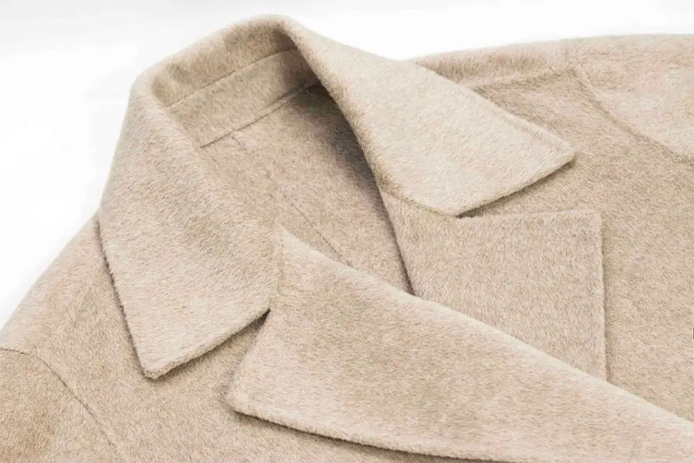 
High quality wool coat winter wool cashmere coat plus size coats for women 