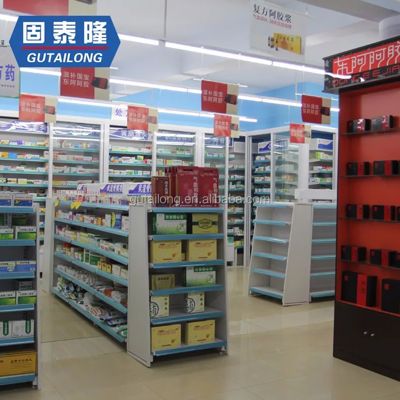 pharmacy furniture for pharmacy store rack  store display shelf