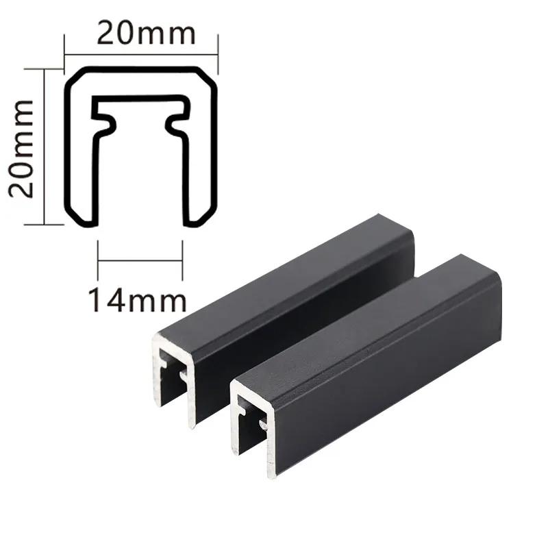 Frameless Glass Decorative Aluminum Handrail Indoor Banister Straight Spiral Staircase Railing Elegant Balustrades & Handrails