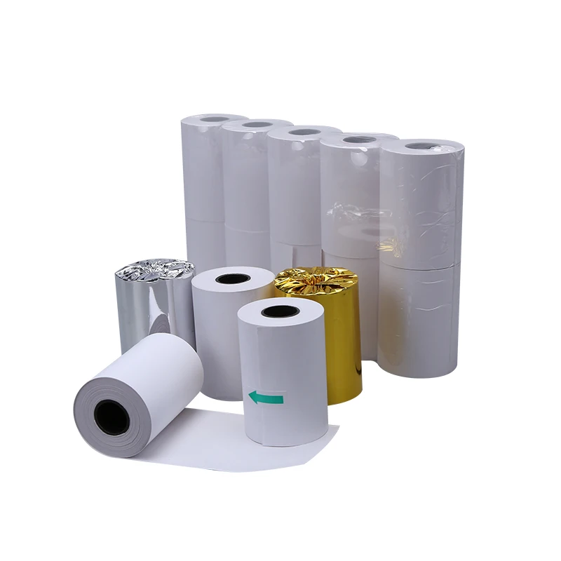 Thermal Paper Suppliers 55gsm 57mm 58mm 80mm  3 18 57 x 40 13Core BPA Free Thermal Paper Roll