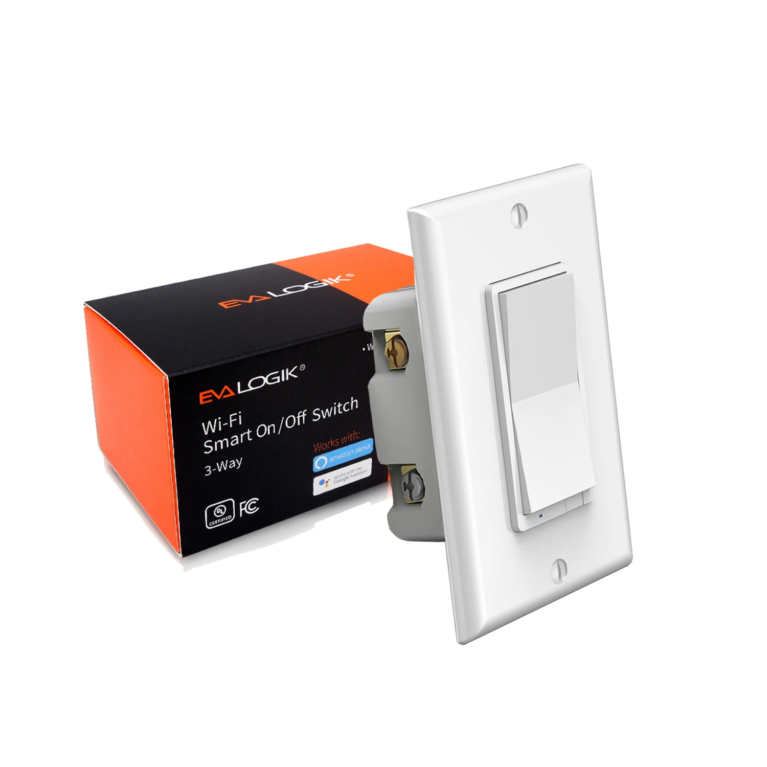 WF30S Eva Logik 120V американские стандартные электрические аксессуары переключатели для дома с крышкой