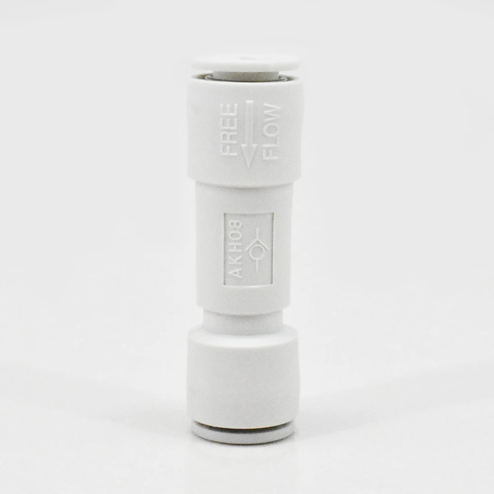 4MM 10MM 6MM 8MM AKH high quality Pneumatic Plastic Swing Small Mini One Way Non Return Air Check Valve Air Pipe One-way Valve