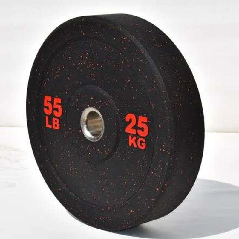 Commercial Bumper Weight Lifting Rubber Competition 20kg Bumper Plates Urethane Barbell Standard Plate Lbs JLC Fitness For Gym