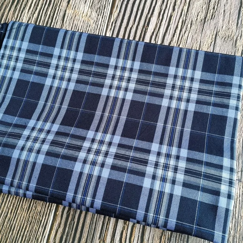 In stock 32 s Wholesale good quality Y/D shirting fabric woven TC poly cotton plaid yarn dyed check stock fabric
