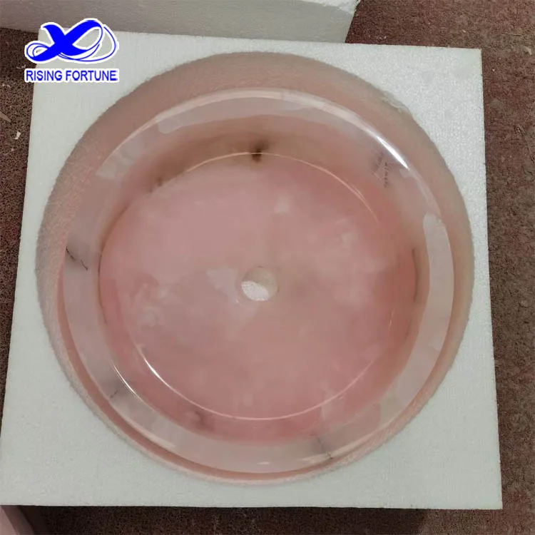 Unique queen pink onyx bathroom sink