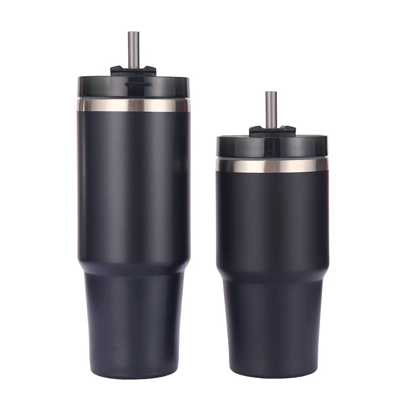 Tumbler Double Wall Tumblers With Lid And Straw Wholesale Tumbler Cups Stainless Steel 40oz Mugs Eco-Friendly yellow orange pink