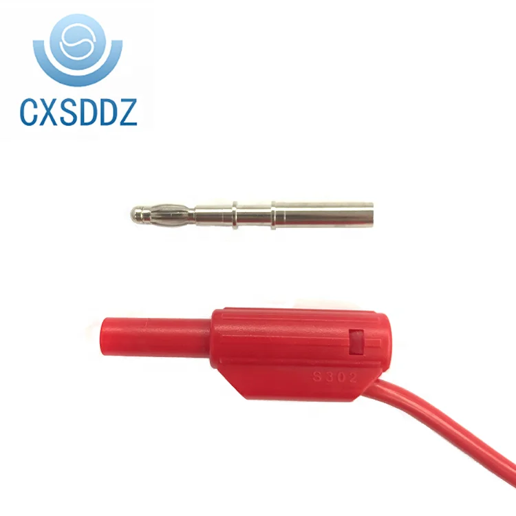 CXSDDZ-S302 3mm Shrouded stackable banana plug test leads instrument cable