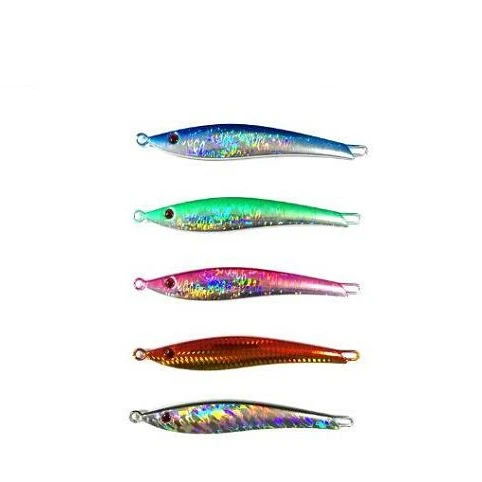 Fishing Accessories Metal Jigging Artificial Bait Boat Fishing Jig Lures Super Hard Lead Fish Bait With Master Hook