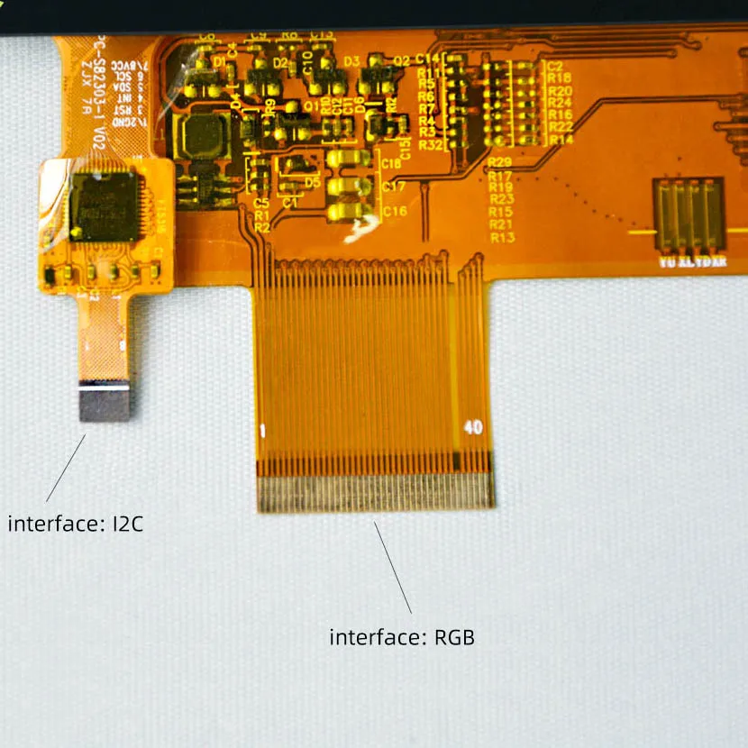 4.3 Inch TFT RGB PCAP Touch Display Panel CTP+LCD Capacitive Touch Screen FT5346 GT911