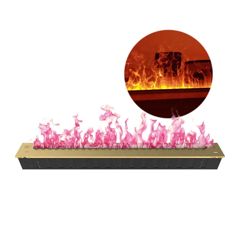 Fireplace-Looking 3D Fire Aroma Diffuser 3D Atomization Simulation Flame Humidifier Atomizer