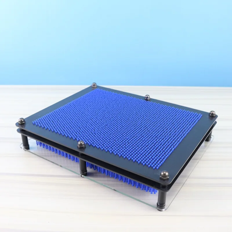 Pin Art 3D Sculpture DIY Needle Carving Magic Figurine Mold Desk Toy Decoration Hogar Maison Decorative Room Ornament Home Decor