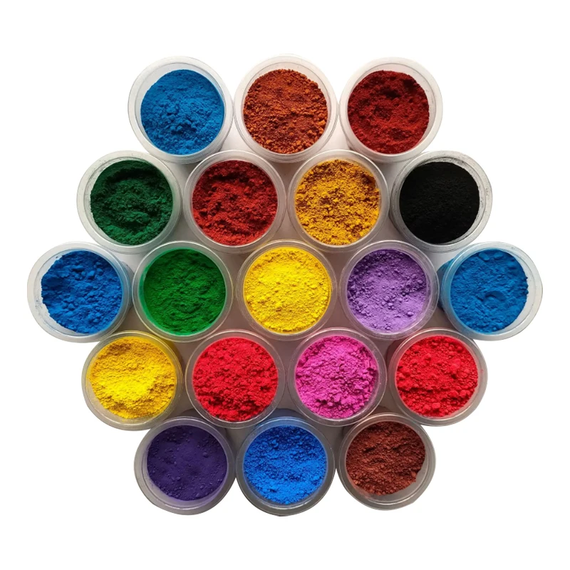 iron oxide pigment for concrete coloration of terrazzo magnetic materials plastic pigments