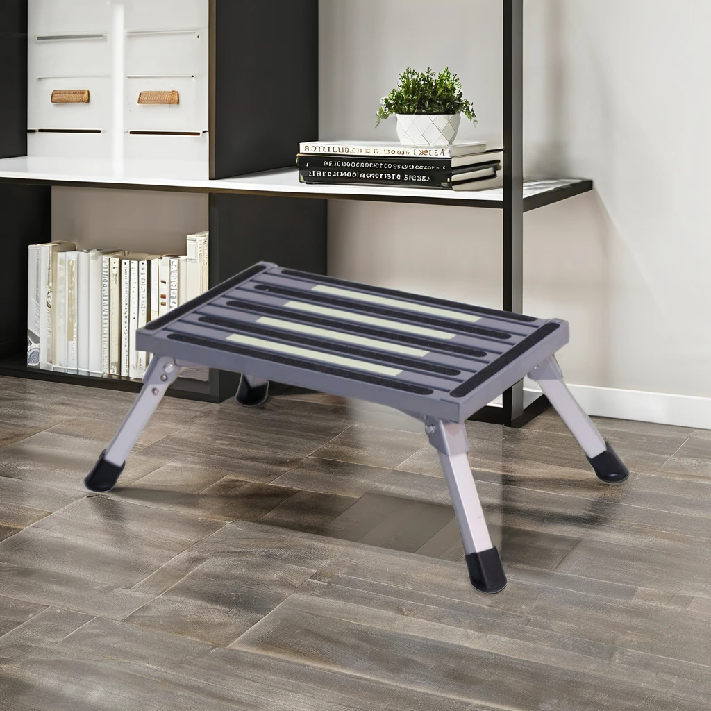 EN131 Certified Portable Aluminium Workbench Ladder Modern Design Car Wash Platform Folding Telescopic Ladders Household Use