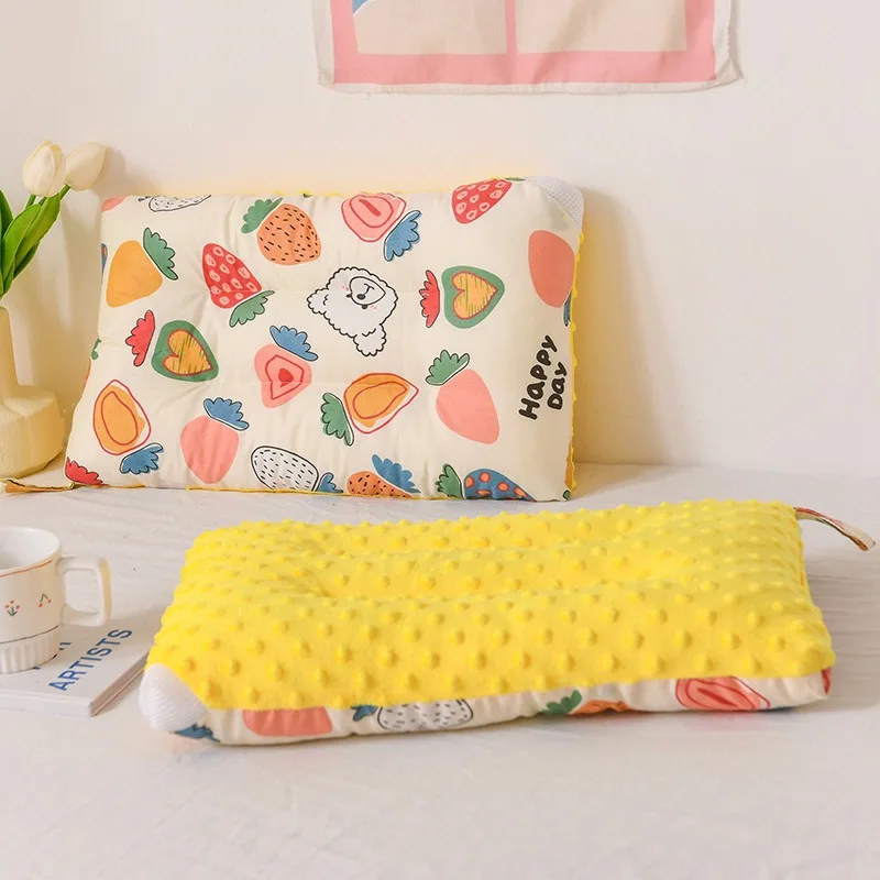 Cross-Border Class Pure Cotton Bean Pillow Cartoon Comforter and Neck Pillow for Kids Machine Washable with Character Pattern