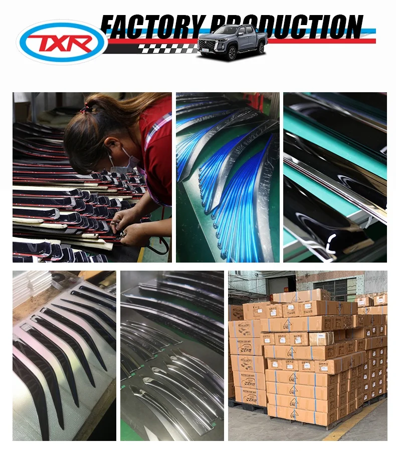 Factory  PICKUP Truck Series  injection Black Carbon  Head Lamp and Tail Lamp Cover  with LED 2 Tone Matte Black Light Cover