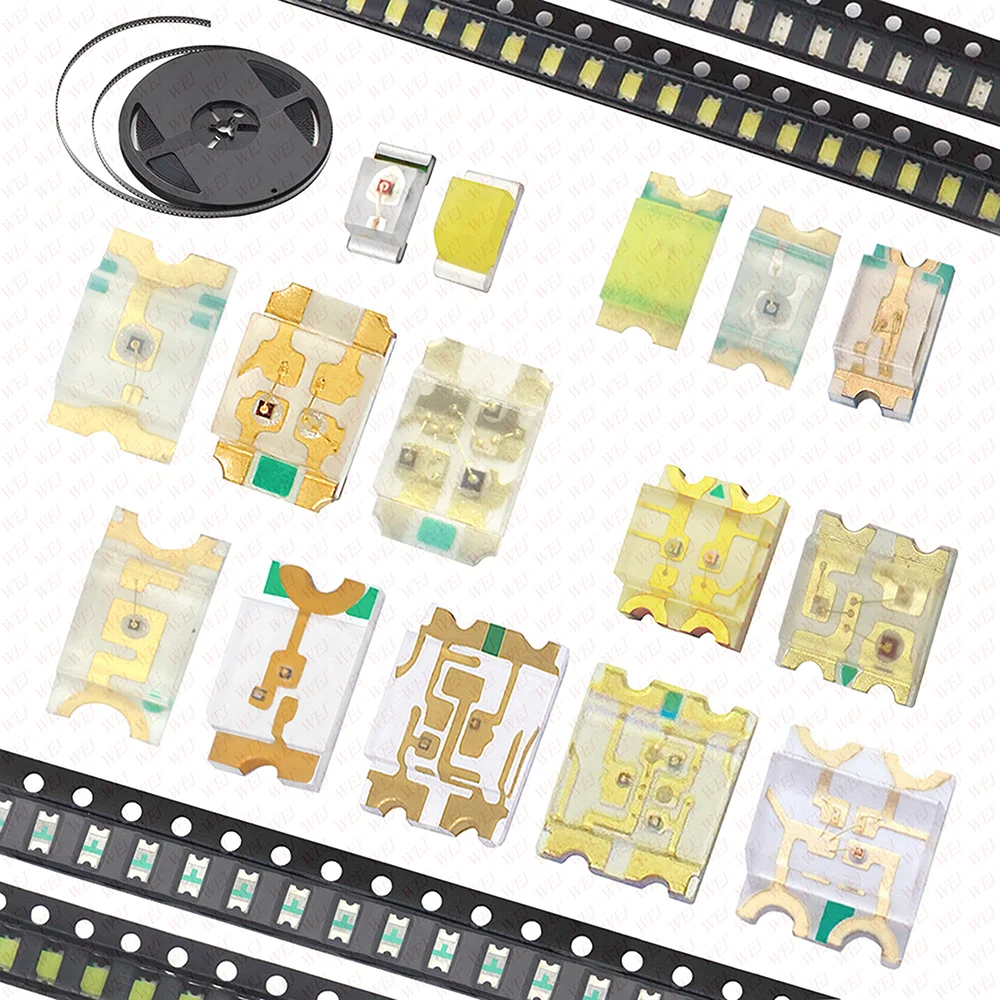 Factory 0603 LED 0805 Green Yellow-Green White Red Blue Bi-color RGB CHIP LED 0402 0603 0805 1206 SMD LED