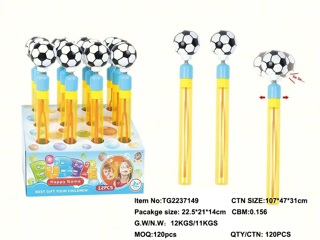 Wholesale kids summer toys bubble wand stick fan soccer cartoon drumming monkey whistle handheld interactive soap bubble blower