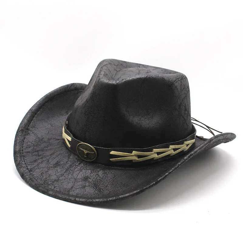 British-style Cowboy Hat with Vintage Suede Texture - Perfect for Outdoor Riding and Sun-protection Cowboy Hat