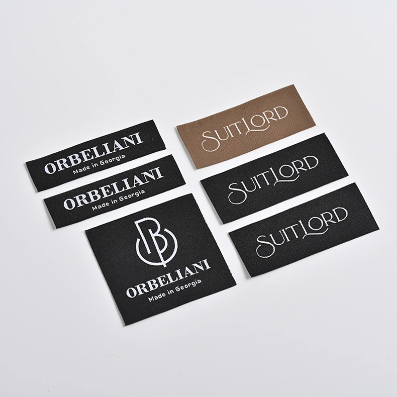 Handmade With Woven Sewing Labels Handmade Sewing Labels Embroidered Label Tags For Clothing Garment