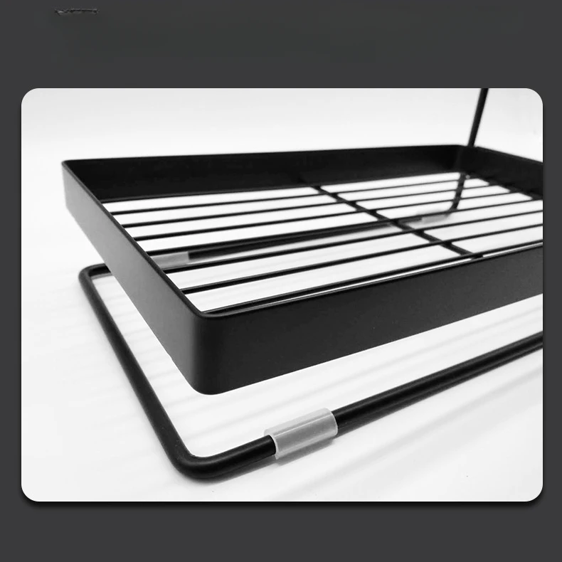 Sturdy Metal Baskets with Adhesive for Kitchen Organizer for Dish Sponge