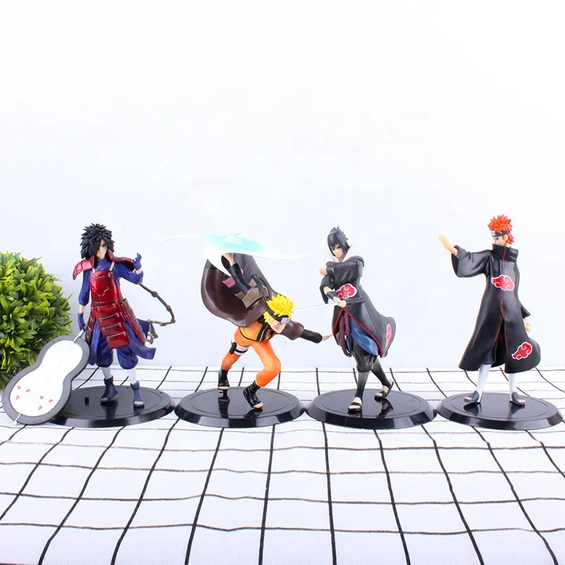 ZealedHigh quality Popular products 6 style big figure toys adult edition 19cm narutoing figure set PVC anime figure