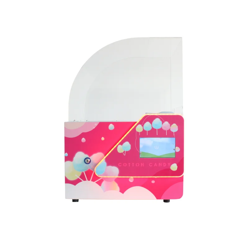 Cotton Candy Vending Machine Candy Dispenser Vending Machine Semi-automatic Cotton Candy Maker With Sugar