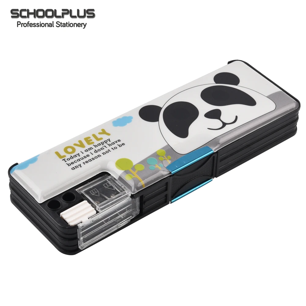 Wholesale Cheap novelty school cute pencil case with sharpener for kids