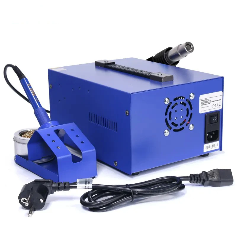 High Quality 3 In 1 Portable ESD Hot Air SMD Rework Soldering Station Professional Mobile Phone Welding Repair Soldering Station