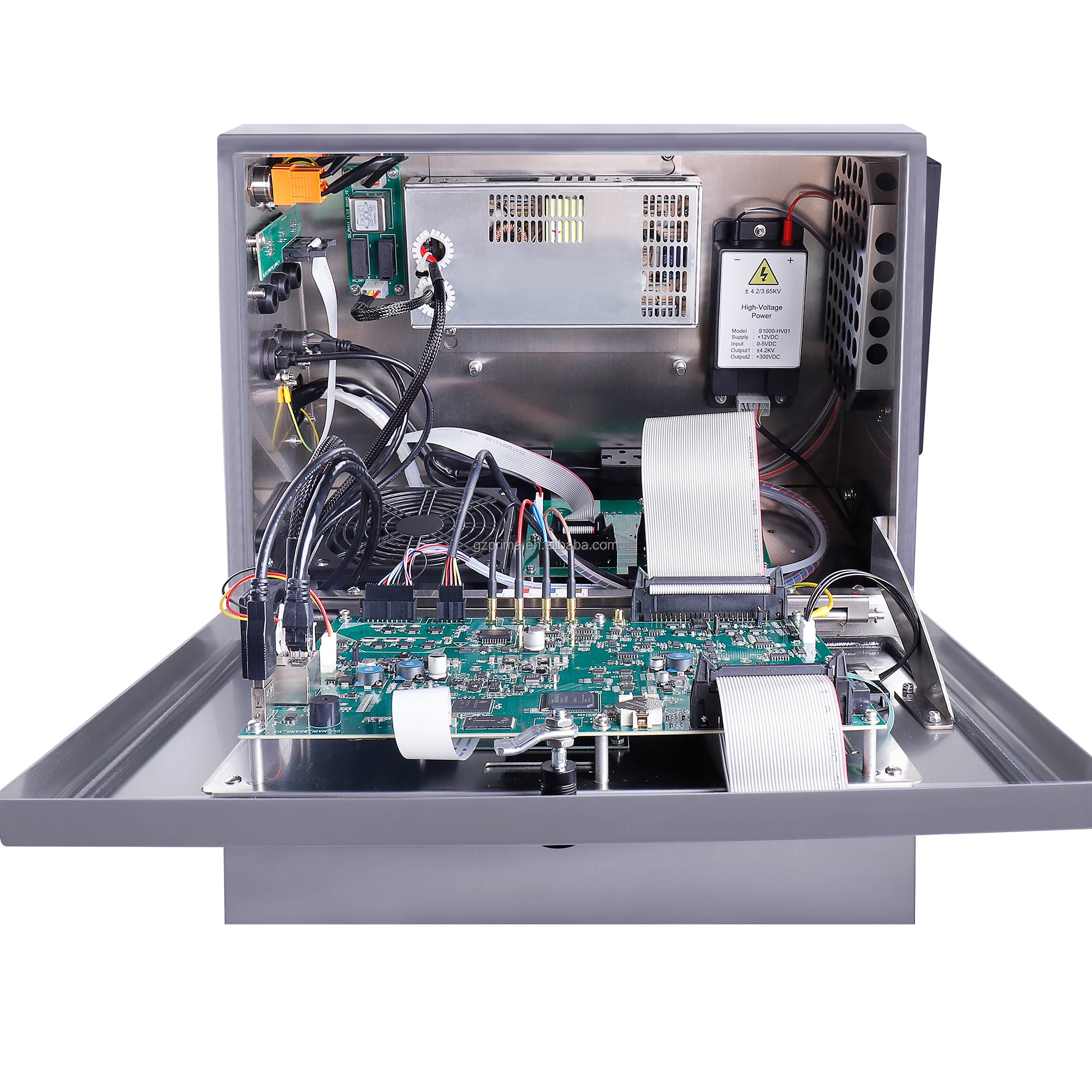 Small Character Cij Printer IPS-C500 Industrial Touch Scrcen Printing Glass Electronic Components Auto Chemical Packaging Box