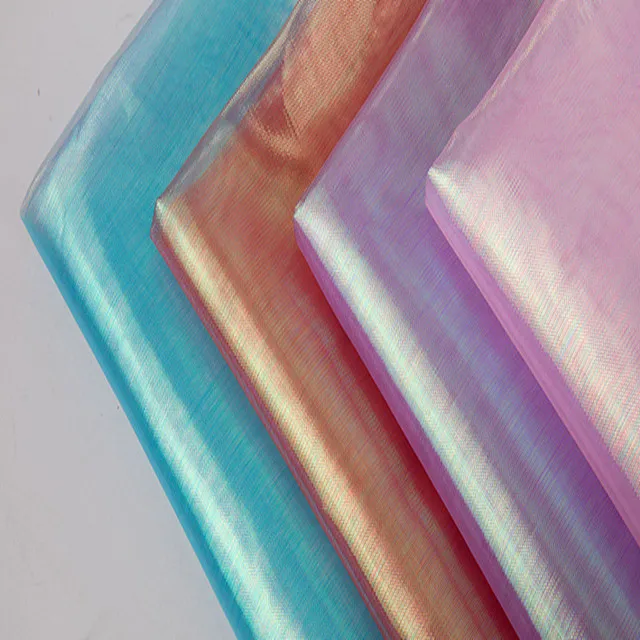100% Spun Shining Polyester Voile Fabrics for Muslim scarf Polyester Sheer Voile Solid Woven 280CM Fabric