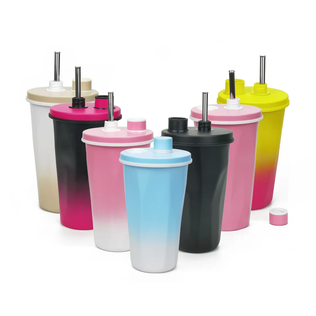 Modern New Style Durable Tumbler 304 Stainless Steel Double Wall Insulated Cup Portable Cold Insulation Magnetic Lid