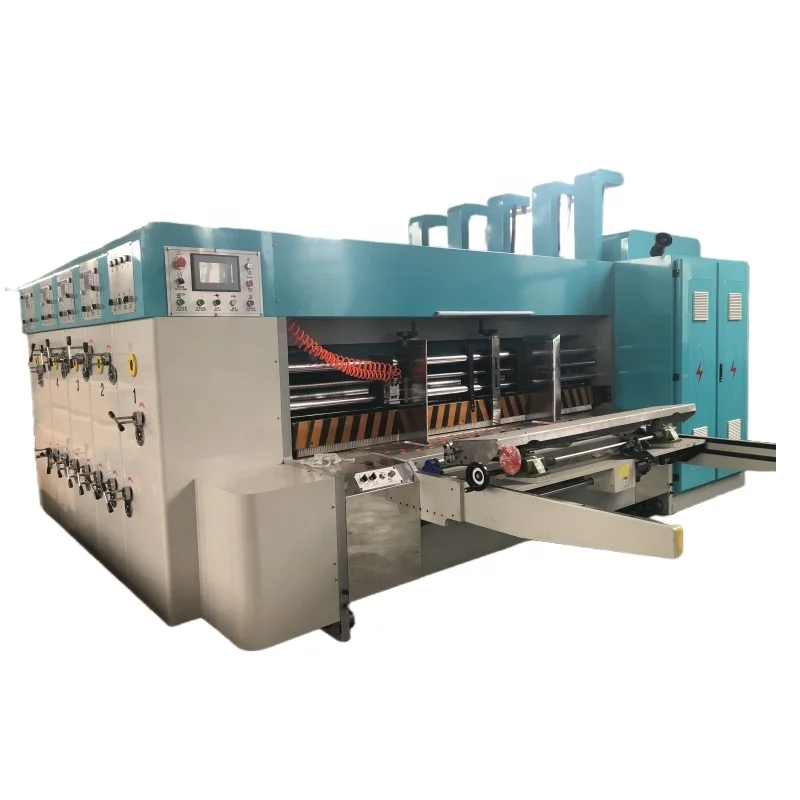Good Quality Full Automatic Cardboard Printing Slotting Die Cutting Machine For Making Cardboard Box