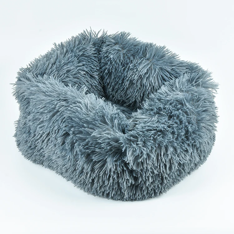 
pet bed cat warm sleeping bag Plush Faux Fur Dog Beds Cats Comfortable Warm Deep Nest 