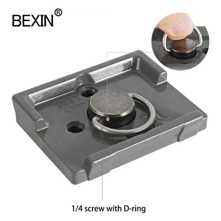 BEXIN Wholesale Camera Tripod Accessories Base Mount Adapter Quick Release Plate for Manfrotto Tripod Ball Head and dslr cameras