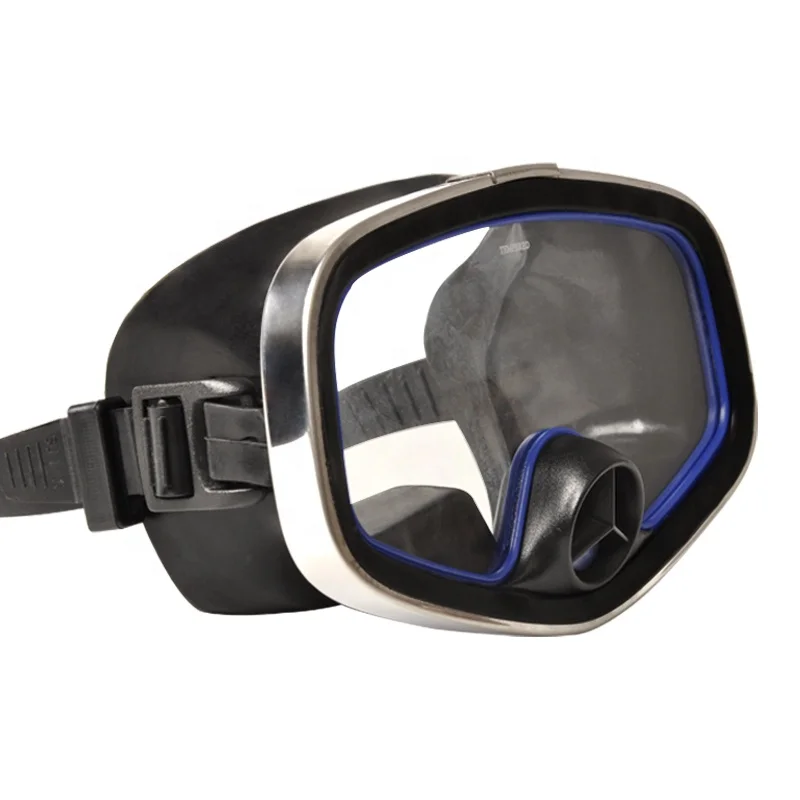 Nose valve diving mask with big frame diving mask for adult