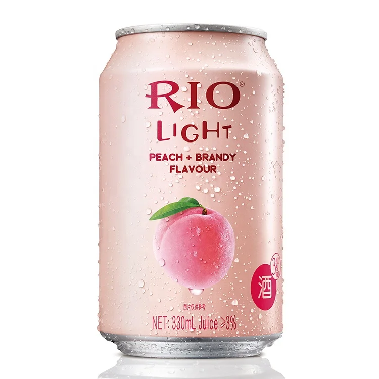 
Инновационный продукт Rio (RIO) консервированный слегка Пьяный белый персик и белый предварительно смешанный коктейль с ароматом земли, Молодежный и популярный 